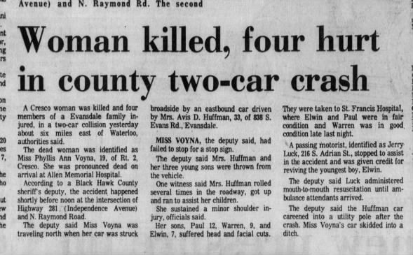 Clipping from The Courier